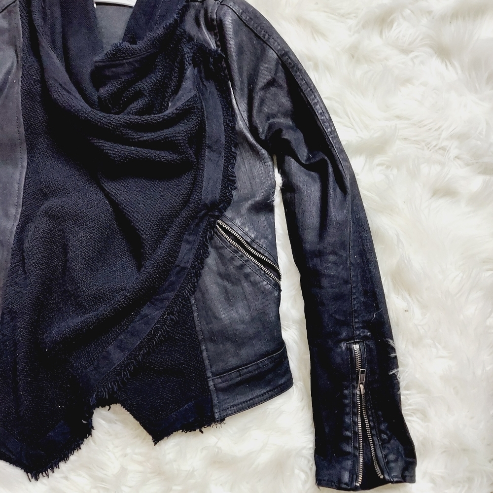 PLEASE DO NOT PURCHASE Free People Drape Front Moto Jacket - Picture 10 of 10
